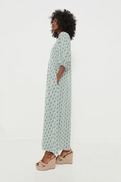 Green Leaves Laurel Maxi Dress -ULLA JOHNSON SHOP YUHOqN7PomnEtVhwVYNwZMgiALL8WaV1 1