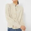 Sandstone Cotton Colette Cardigan