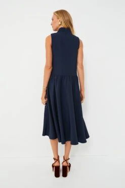Navy Aerin Dress -ULLA JOHNSON SHOP ZxVnRALviuKM8ZWVuPN3tkYWzT1uWfVx 1
