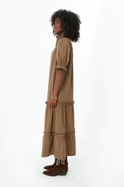Chestnut Brown Selena Maxi Dress -ULLA JOHNSON SHOP a3s0TQTJAufgvTcW6P1yhHFL7Ad3S9WV 1