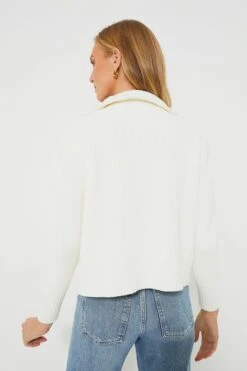 Ivory Cropped Estella Quarter Zip -ULLA JOHNSON SHOP aFvsFeWs8G5b5PnxYU2H0Cdd4GVe4WhK 1
