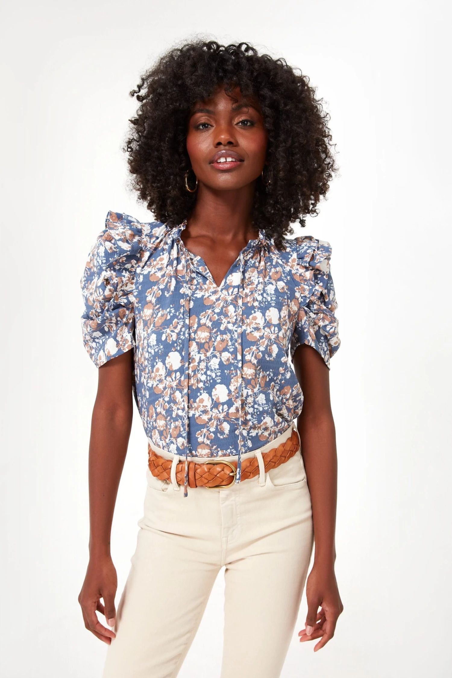 Vintage Blue Loire Top 7 Vintage Blue Loire Top - Image 7