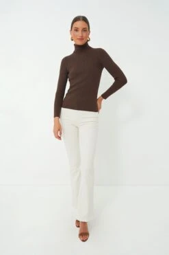 Brown Arlo Ribbed Turtleneck -ULLA JOHNSON SHOP adYrluSuqHtsXYEiuTVuAk0LHcz9paIF 1