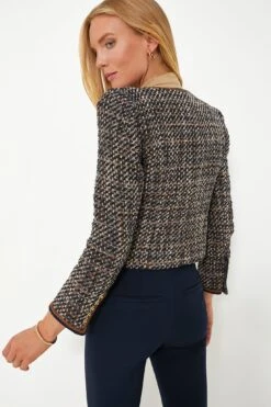 Veronica Beard Navy Multi Lars Jacket -ULLA JOHNSON SHOP aoCv7NmN1h8VNqXhRHT0GpeAuFOzDzQA 1