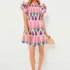 Sumba Pink Pintuck Flirty Dress