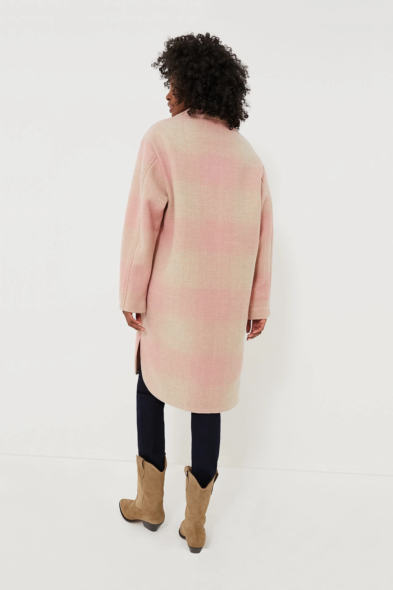 Isabel Marant Etoile Pink Gabriel Coat 4 Isabel Marant Etoile Pink Gabriel Coat - Image 4