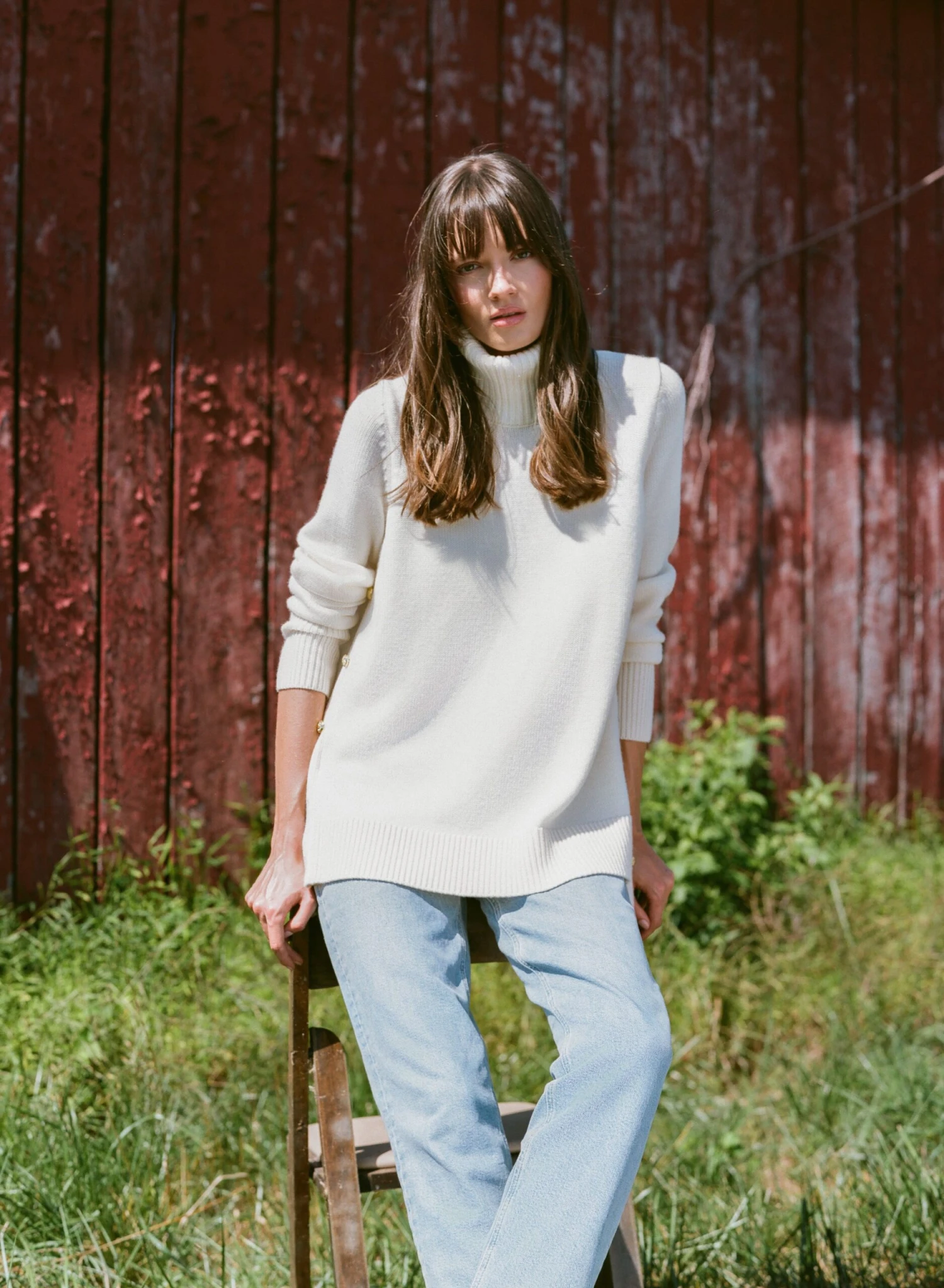Winter White Sophia Sweater 2 Winter White Sophia Sweater - Image 2