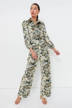 Sharp Floral Erin Pants -ULLA JOHNSON SHOP bHUUqEUCy7VAvajjQ4u6kHwJKnOFFlLd 1
