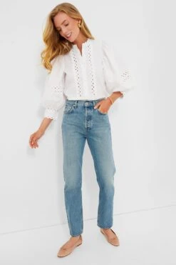 ANTIK BATIK White Rodo Blouse -ULLA JOHNSON SHOP bLyCmX1zJnVzEvmsT2iBdf0YhXBjq3Ji 1