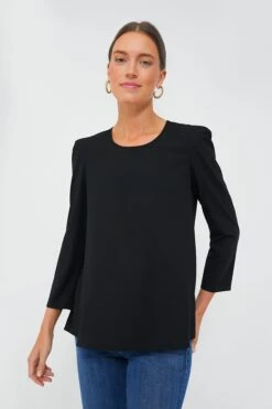 Black Bedford Top