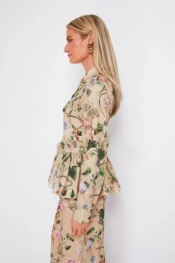 Whimsical Khaki Cory Jacket -ULLA JOHNSON SHOP bd47BoHpaYCSzqQO3KjOq1i21juIHypi 1