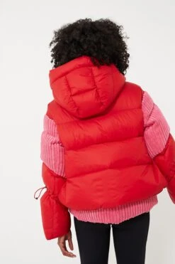 Azalea Pink And Red Zao Short Down Jacket -ULLA JOHNSON SHOP bgaDEROCaRD67kG4XykRKrOQOx8oJZZh 1