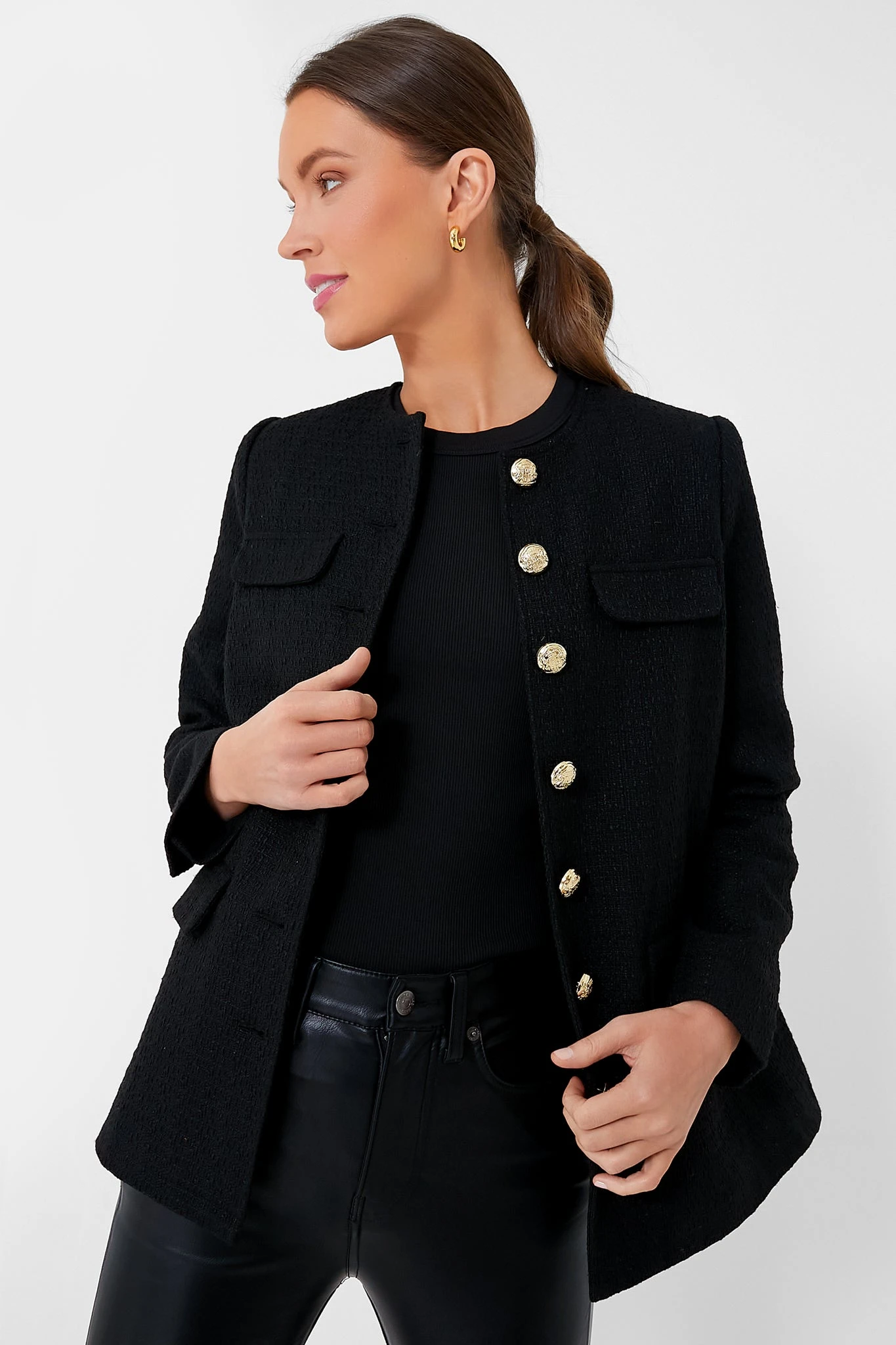 Black Tweed Jennings Jacket 1 Black Tweed Jennings Jacket