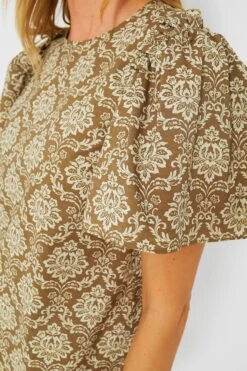 Moss Printed Molli Blouse -ULLA JOHNSON SHOP bhvZ6uWqB8PNpyuNVMU3H4bVHGK2MAP1 1