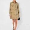 CYNTHIA ROWLEY Khaki Backpack Dress