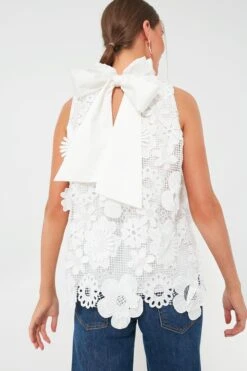 Blanc Guipure Lace Mason Top -ULLA JOHNSON SHOP c00eSw5pYGrwNEZTF251g9T1uhHs5VlM 1