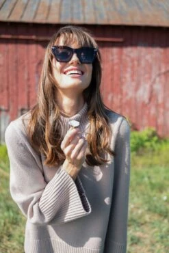 Wheat Crewneck Spencer Sweater -ULLA JOHNSON SHOP c7946vTXMjm7pxr1kGTjVLuEHLIKtp6f 1