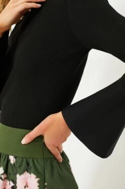 Black Rib Knit Lucy Top -ULLA JOHNSON SHOP cEiIeixSnbDZrYKdGZTAKXTyREWWNTHY 1