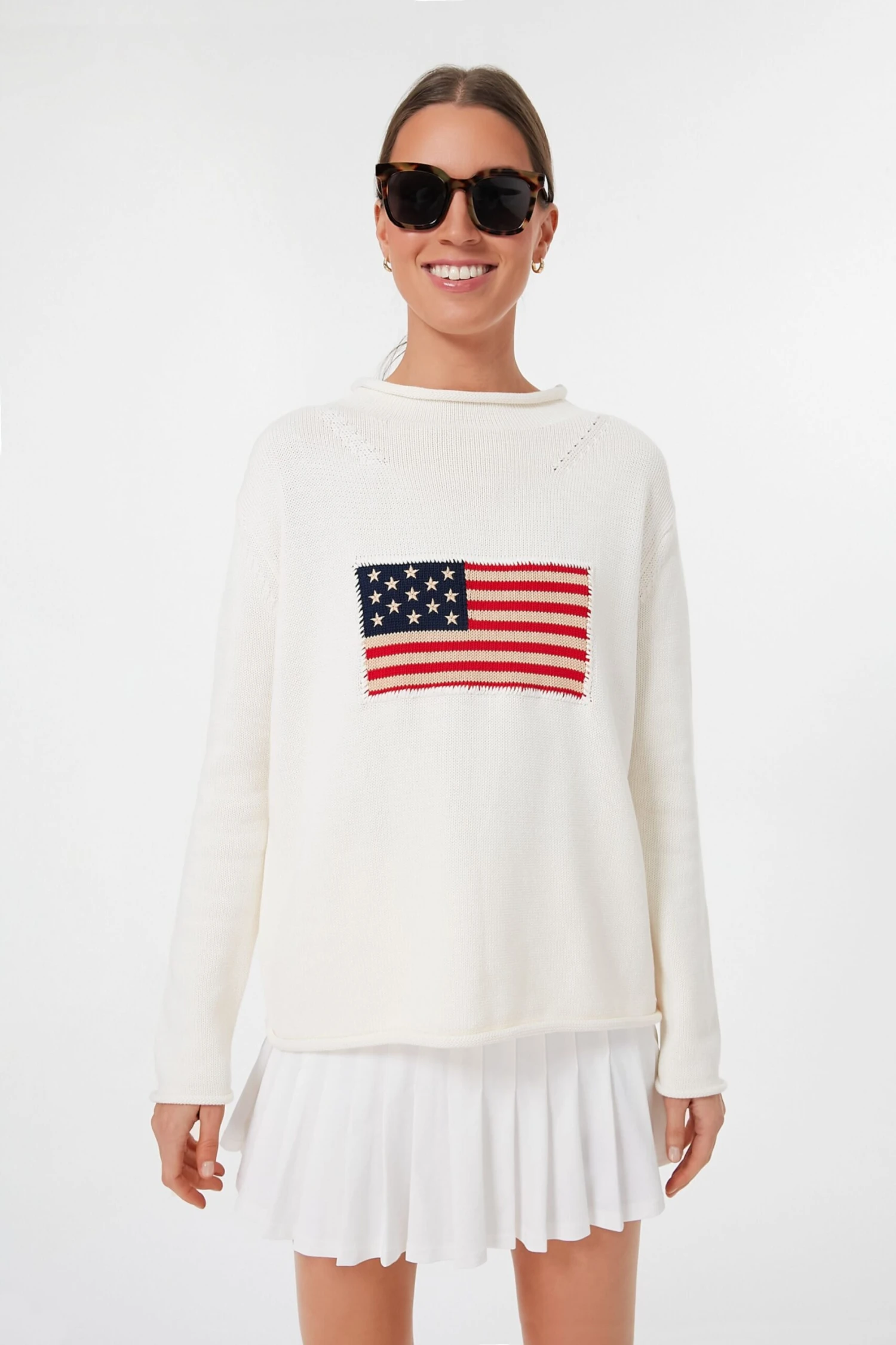 Ivory Americana Sweater 1 Ivory Americana Sweater
