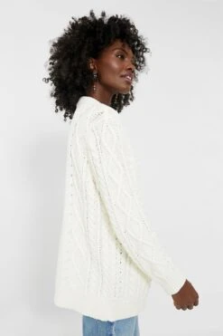 White Cotton Abigail Cardigan 9 White Cotton Abigail Cardigan -ULLA JOHNSON SHOP cWBogy7aJndXkdbfpody4ey7A3IrdFqJ 1