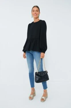 Black Carlota Peplum Blouse -ULLA JOHNSON SHOP dG4gotfFzGLf5yys6H9pBVzHrozgilS3 1