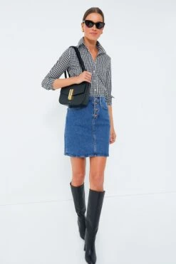 Black Gingham Long Sleeve Icon Shirt -ULLA JOHNSON SHOP dRqXoA4tuT8uoZtR5ZFurMe1ILY7DWb9 1
