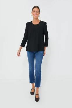 Black Bedford Top -ULLA JOHNSON SHOP dW5LODSMA56wkDd3JpUJmkTpx53t9td0 1