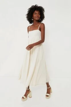 Light Sand With Puka Shell Fringe Gavin Midi Dress 11 Light Sand With Puka Shell Fringe Gavin Midi Dress -ULLA JOHNSON SHOP daciDXQDXdFsvBsNJAeE3YEGrwZS6O4q 1