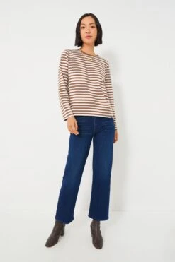 The Walnut And Cream Modern Long Tee 11 The Walnut And Cream Modern Long Tee -ULLA JOHNSON SHOP eBziS393ZbDdoIbi8KaVgTDtq4zhbtNc 1