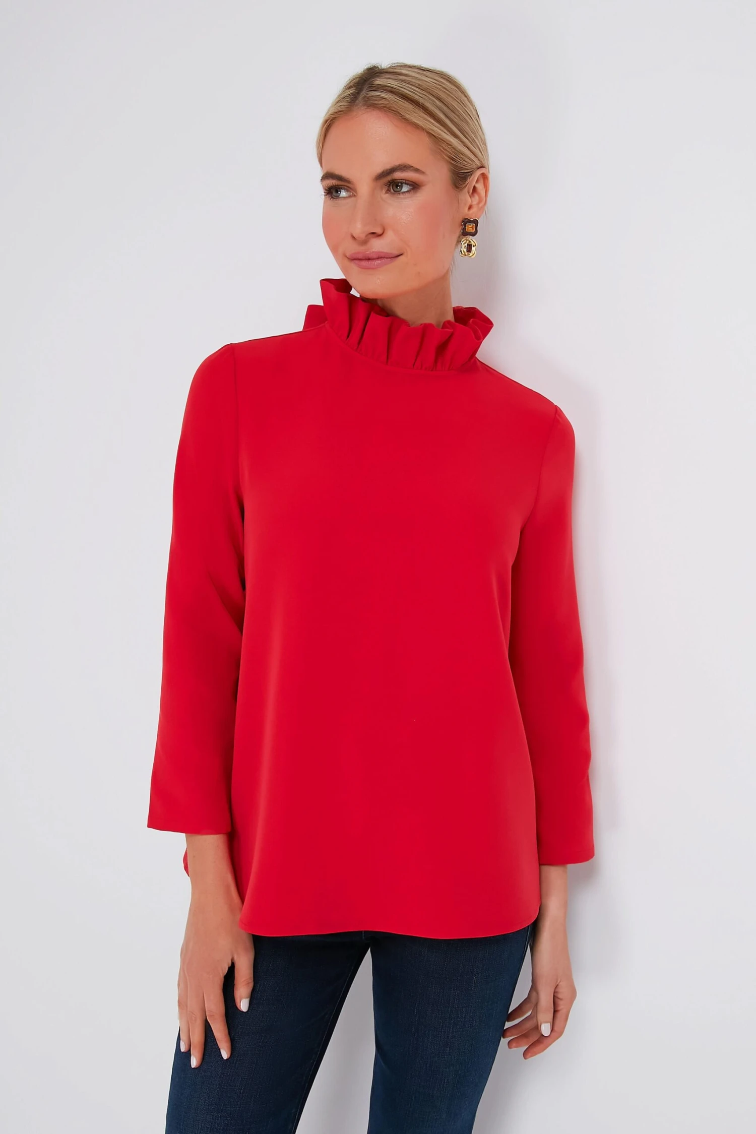 Poppy Red Faye Blouse 1 Poppy Red Faye Blouse