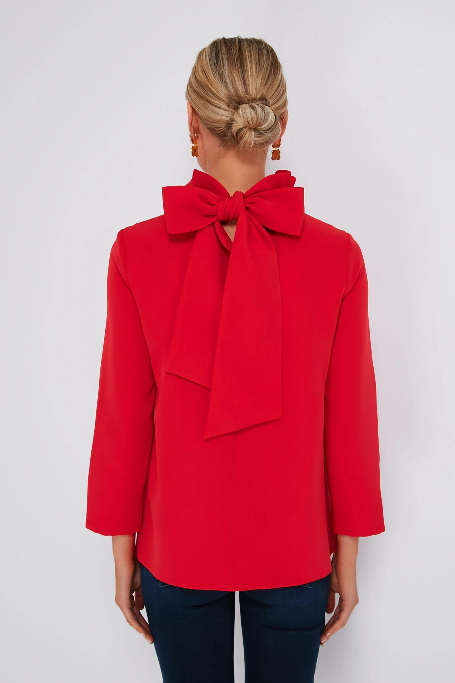 Poppy Red Faye Blouse 4 Poppy Red Faye Blouse - Image 4