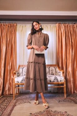 Chestnut Brown Selena Maxi Dress -ULLA JOHNSON SHOP eVacj7qo0kfCtTahCvnhVTAaHaoOuGbj 1