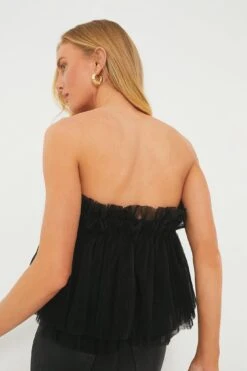 Black Tulle Willa Strapless Top -ULLA JOHNSON SHOP eXVeK9LEurGKLWcxcXZD3XKL2ZPBjDeq 1