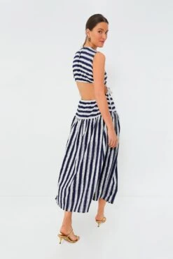 Blue Pulcheria Ikat Stripes Dress -ULLA JOHNSON SHOP ev0fyjSvOfbLlAGXkrIyNH2e9Jl1F9Pk 1