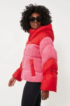 Azalea Pink And Red Zao Short Down Jacket -ULLA JOHNSON SHOP f5BCasceDJJZNLP8FiQUy6ulEjf8zol1 1