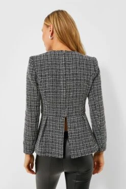 Gray Brielle Tweed Jacket -ULLA JOHNSON SHOP fVzDy7MqxUwY3HlLg2gM3kJ64L2m3cv7 1