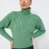 Green Melange Otis Cashfeel Sweater