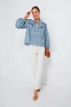 ULLA JOHNSON Celestine Eula Blouse -ULLA JOHNSON SHOP fuvw0u9S1csVPlUAhmLNx1DMSqKaglXm 1