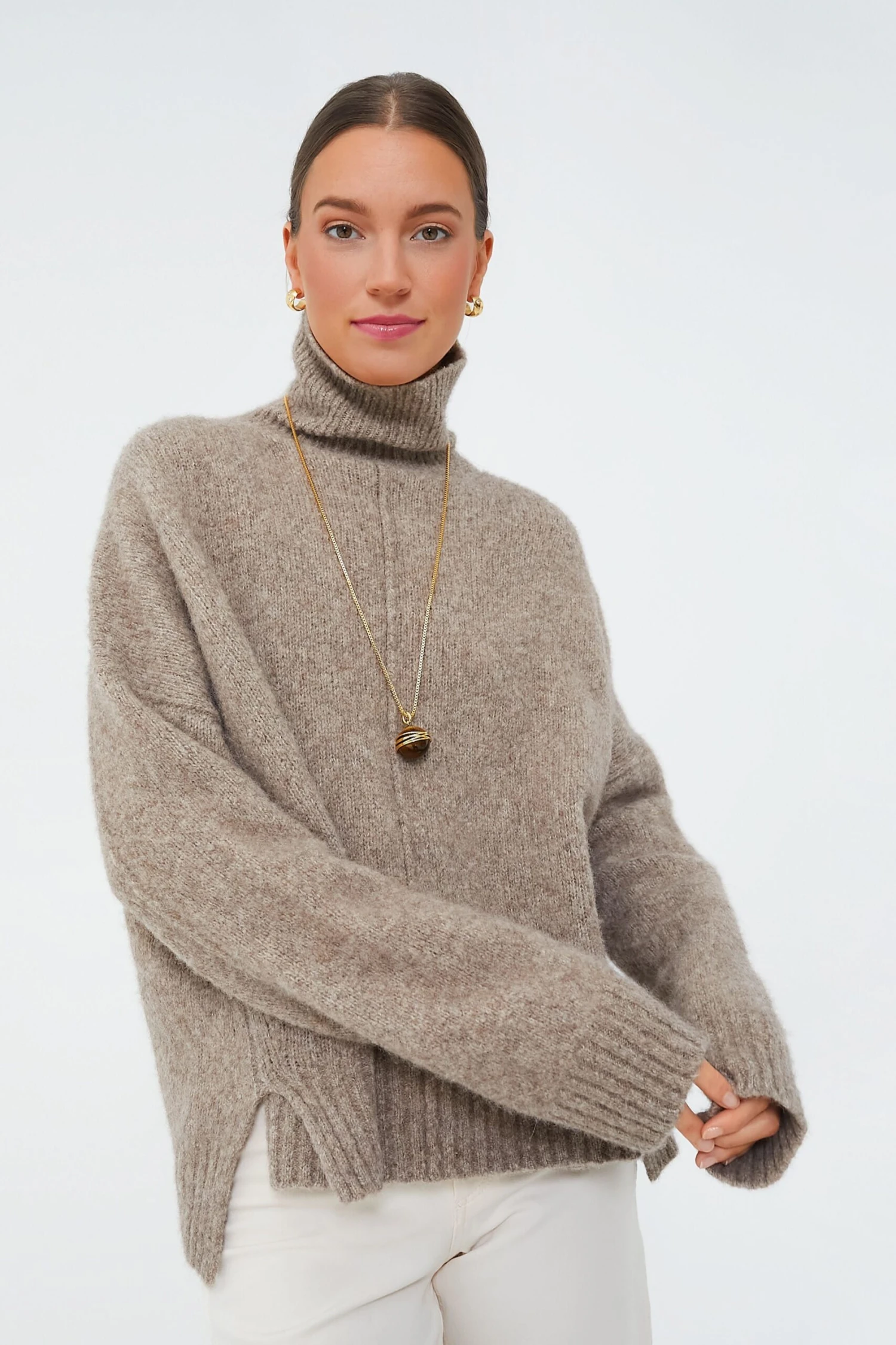 Vanessa Bruno Fauve Balade Turtleneck Sweater 1 Vanessa Bruno Fauve Balade Turtleneck Sweater
