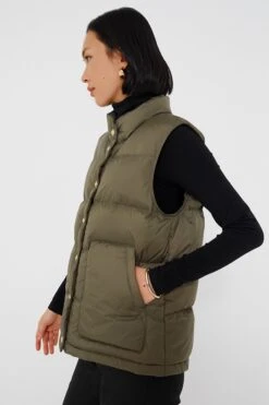 Olive Green Inez Puffer Vest -ULLA JOHNSON SHOP gADdszx1x2qEsM8xIldyTWfz0Lq1RRzE 1