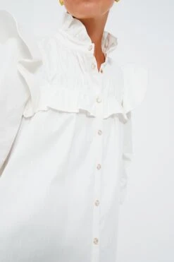 White Winnie Blouse -ULLA JOHNSON SHOP ggDxvVQSq8SAMVQ61ONYyzmR6JvM6lga 1
