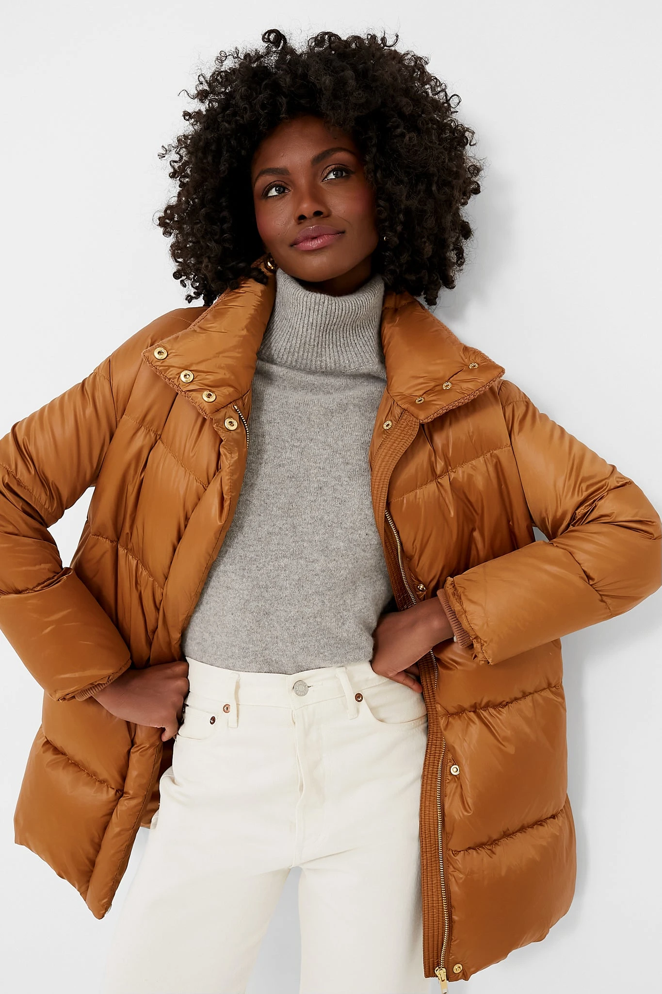 Copper Reagan Ruffle Jacket 3 Copper Reagan Ruffle Jacket - Image 3