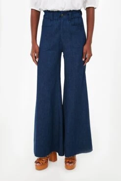 Indigo Hemp Organic Tulip Wide Leg