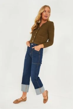 Ba&sh Kaki Gaspard Cardigan -ULLA JOHNSON SHOP hBcox1pld7JoNIEW2Qxw8zRytruq9PY0 1