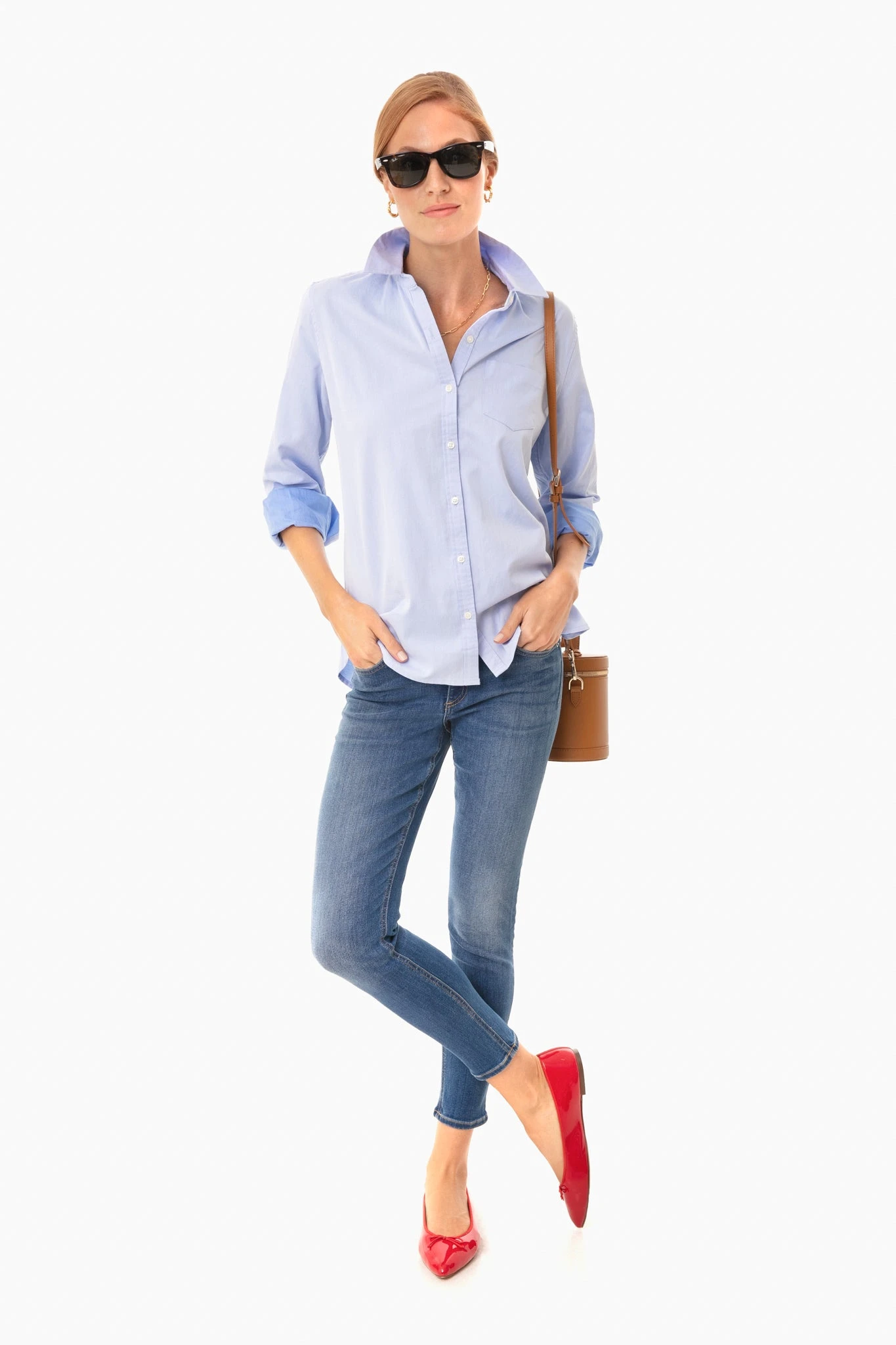 Light Blue Grace Classic Shirt 2 Light Blue Grace Classic Shirt - Image 2