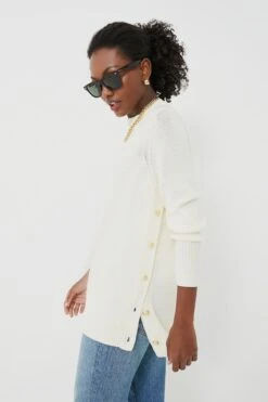 Winter White Bexley Sweater -ULLA JOHNSON SHOP i6vh12MVixiEsDhclt8Vujz1oRzGkugZ 1