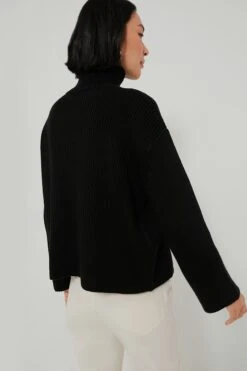 Black Knit Helen Sweater -ULLA JOHNSON SHOP ijLOxPtvt3UuUE9yTrobzvTszTmxoF2N 1