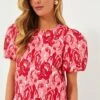 Rose Jacquard Lyla Blouse