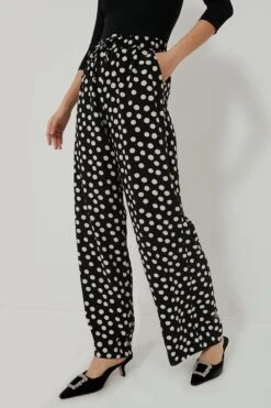 Painterly Dots Black Sharon Pants -ULLA JOHNSON SHOP kCatGlhtTKI9wqjvZ3x9UZEPX0I2dODp 1