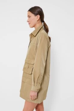 CYNTHIA ROWLEY Khaki Backpack Dress 7 CYNTHIA ROWLEY Khaki Backpack Dress -ULLA JOHNSON SHOP kH9oazCGpuhHS5cnMOeIfmoO4KU3kbCr 1
